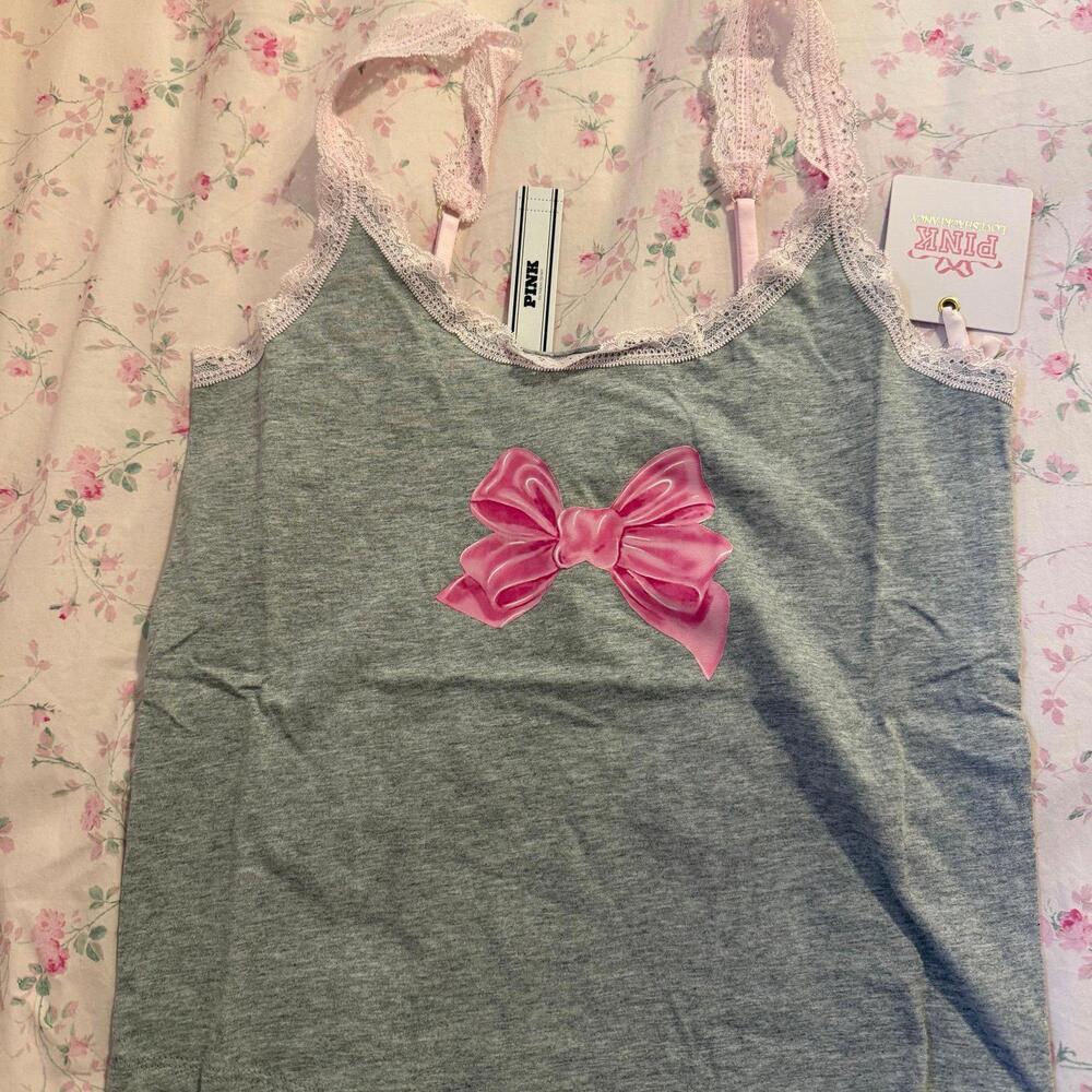 VS PINK x LoveShackFancy Lace Trim Tank Top and Skirt [COPY] - Picture 5 of 5